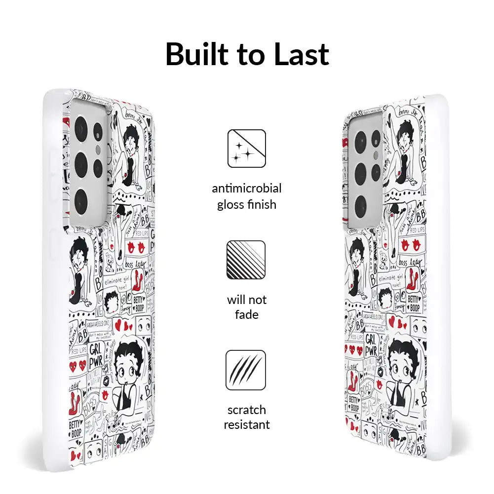 Betty Boop Girl Power Samsung Case