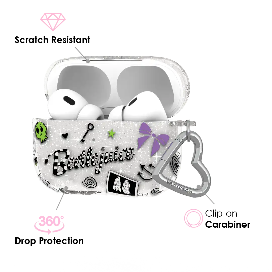 Beetlejuice Ghost with the Most AirPod Case