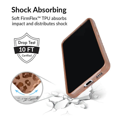 Bronze Chrome Leopard Samsung Case