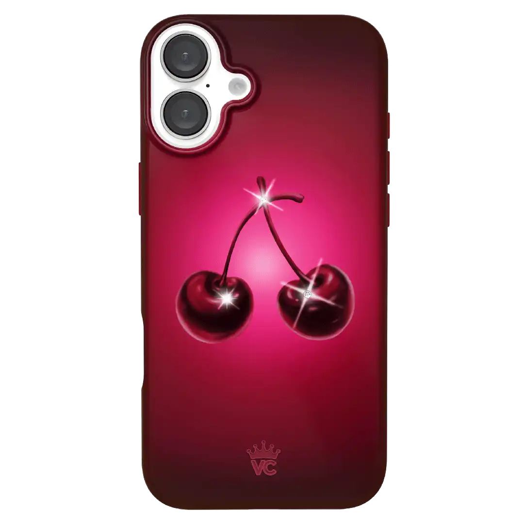 Black Cherry Crystal iPhone Case