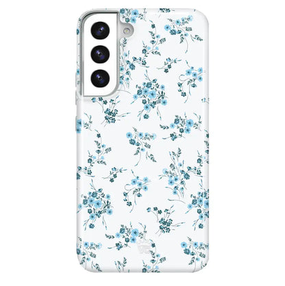 French Blue Floral Samsung Case