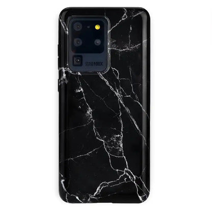 Black Marble Samsung Case