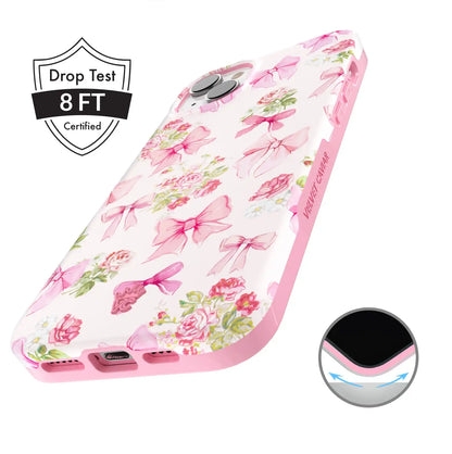 Posie Pink Bow iPhone Case