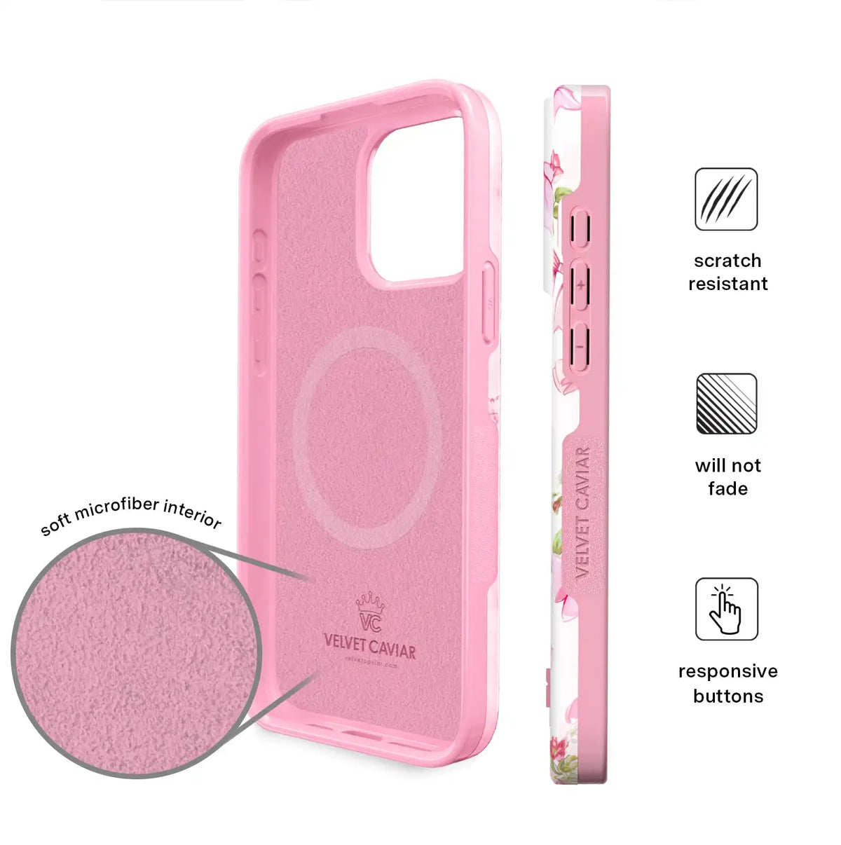 Posie Pink Bow iPhone Case