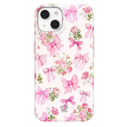 Posie Pink Bow iPhone Case