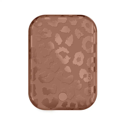 Chocolate Leopard Portable MagSafe Charger Power Pack