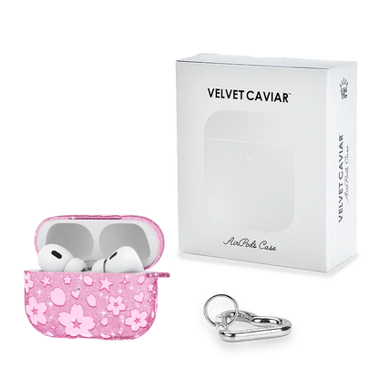 Cherry Blossom Glitter AirPod Case