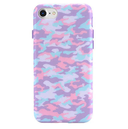 Cotton Candy Camo iPhone Case