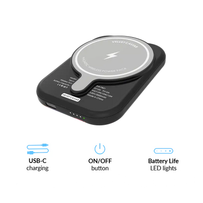 Aurora Butterfly Portable MagSafe Charger Power Pack