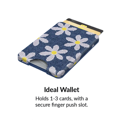 Denim Daisy MagSafe Wallet