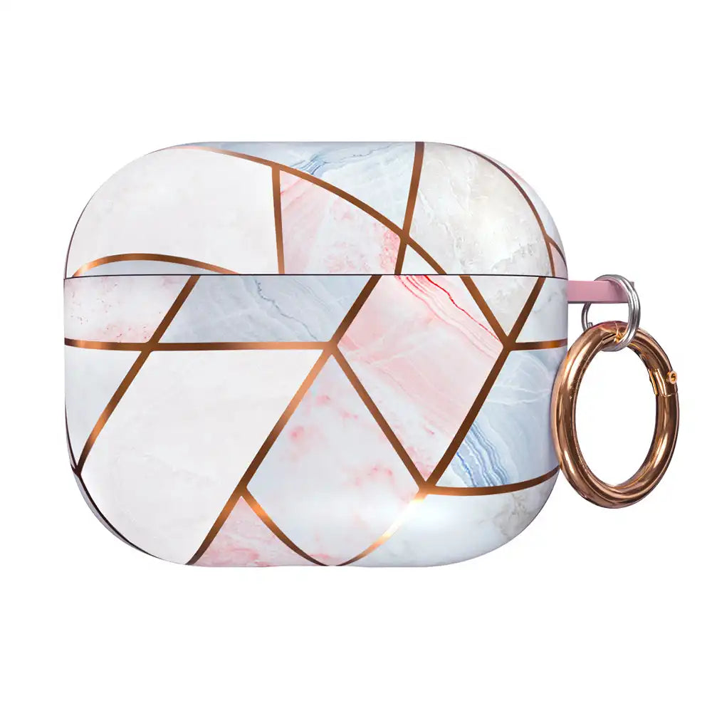 Geometric Marble Airpods Case