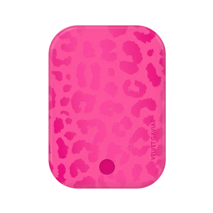 Even Hotter Pink Leopard Portable MagSafe Charger Power Pack