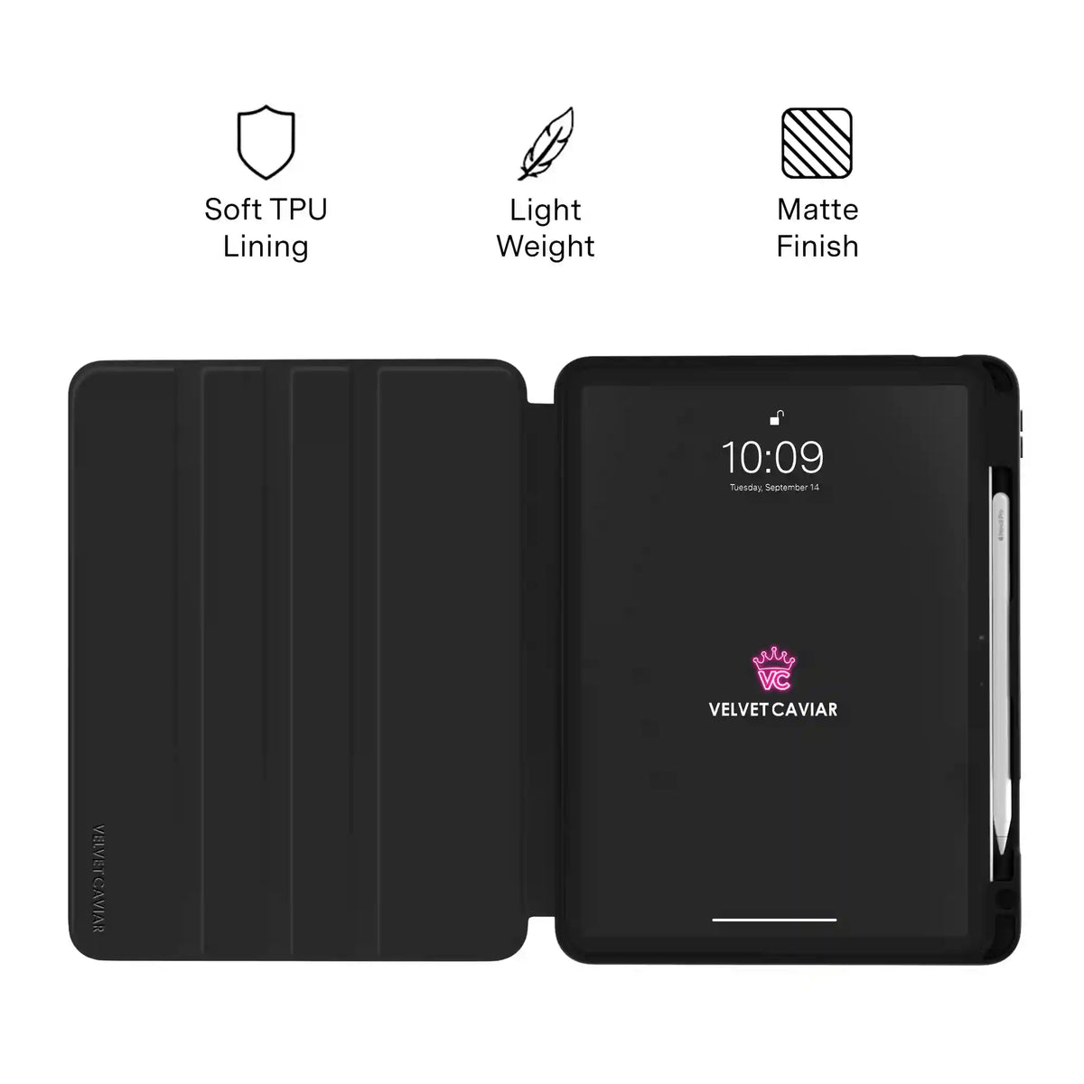 Floral Rose Gold Chrome iPad Case