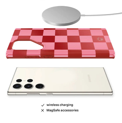 Rose Vibe Checkered Samsung Case