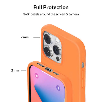 Bright Orange Silicone iPhone Case