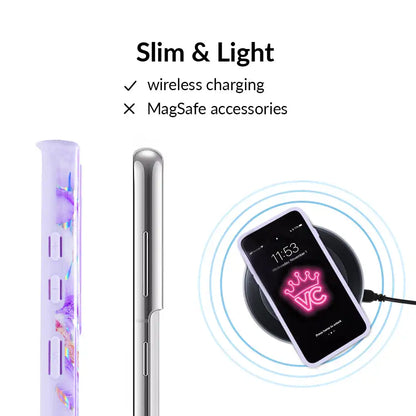 Purple Holo Moonstone Samsung Case