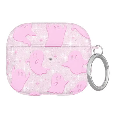 Ghosted Pink Glitter AirPod Case