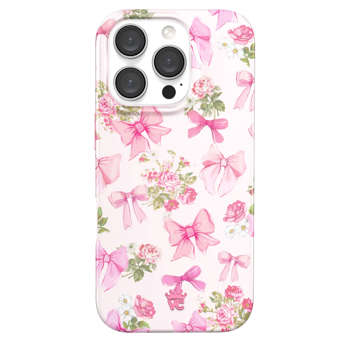 Posie Pink Bow iPhone Case
