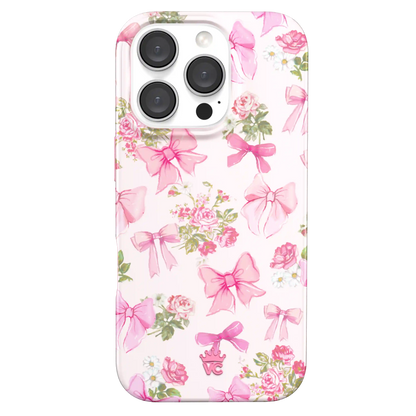 Posie Pink Bow iPhone Case
