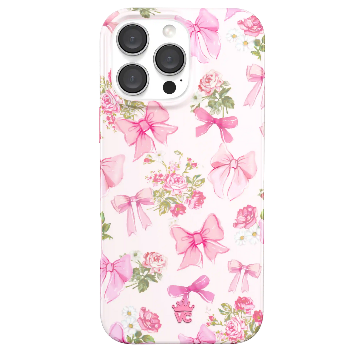 Posie Pink Bow iPhone Case