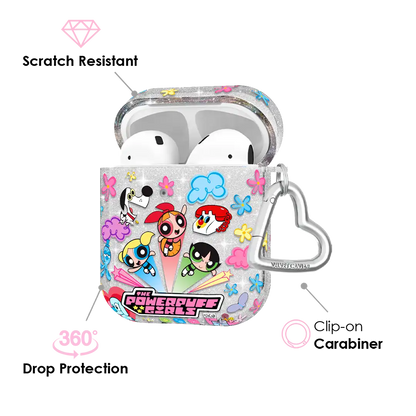 The Powerpuff Girls Girl Power Glitter AirPod Case