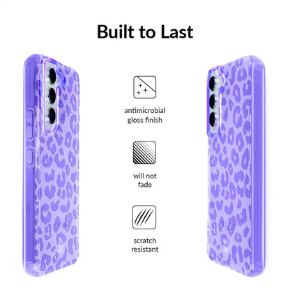 Electric Purple Leopard Samsung Case