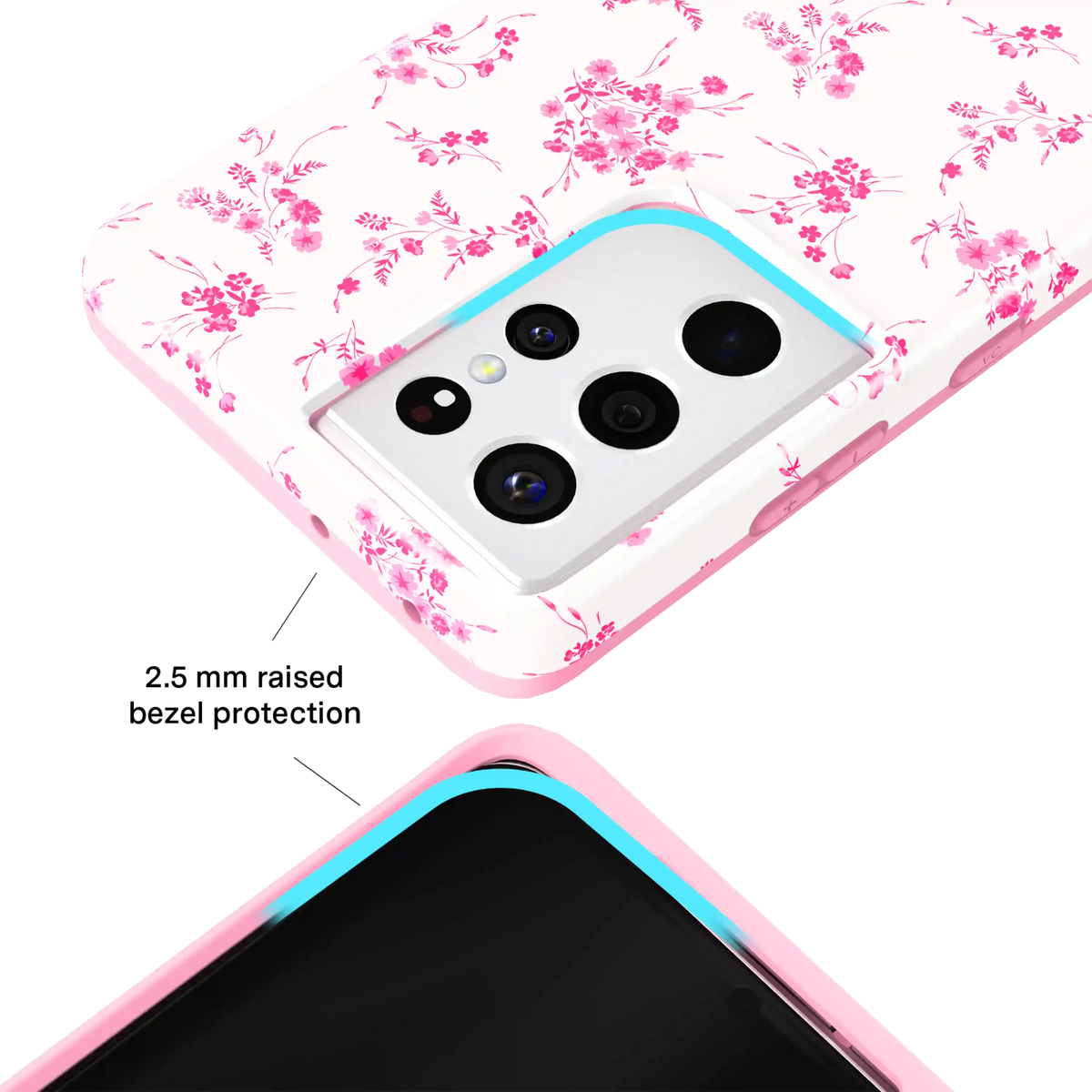 French Rose Floral Samsung Case