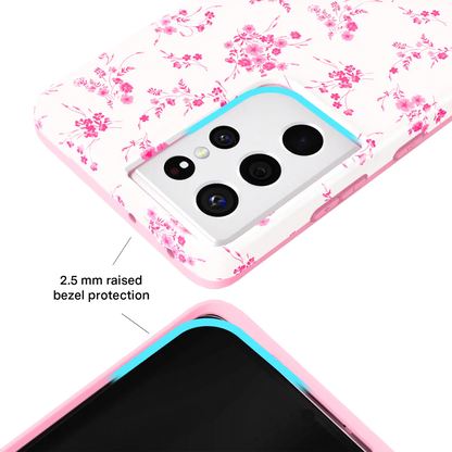 French Rose Floral Samsung Case