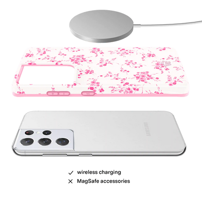 French Rose Floral Samsung Case