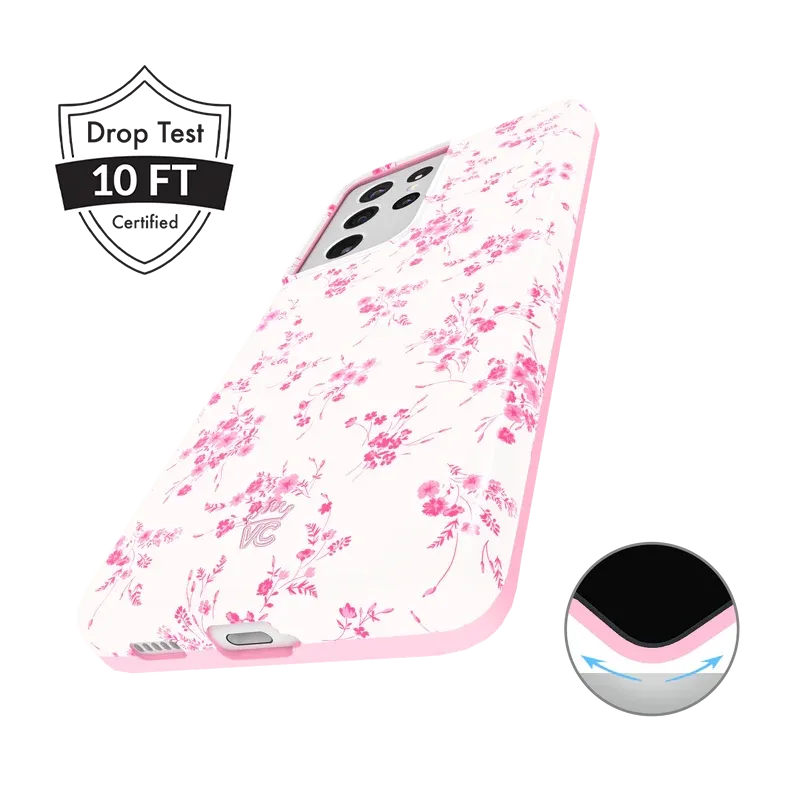 French Rose Floral Samsung Case