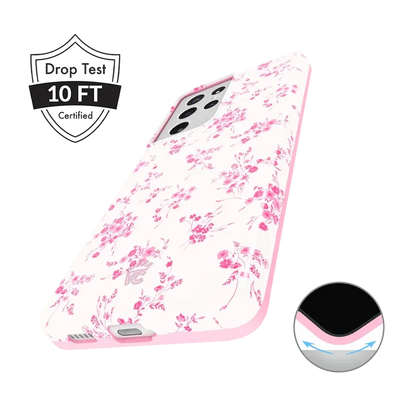 French Rose Floral Samsung Case