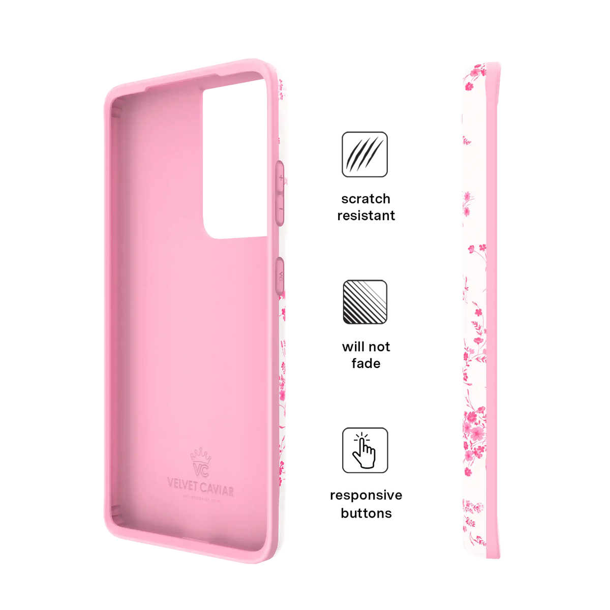 French Rose Floral Samsung Case