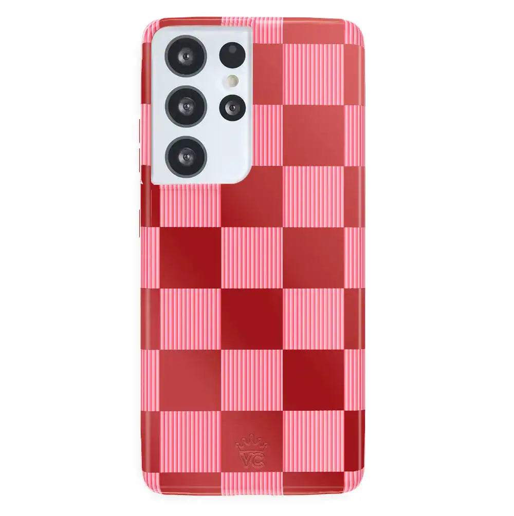 Rose Vibe Checkered Samsung Case