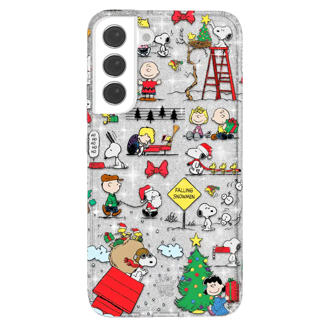 Snoopy Christmas Glitter Samsung Case