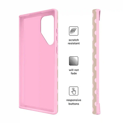 Brown Sugar Polka Dot Samsung Case