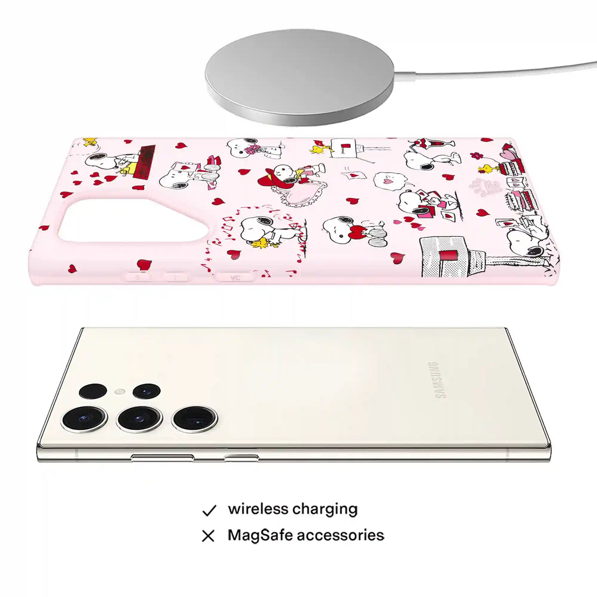 Snoopy Lovely Moods Samsung Case