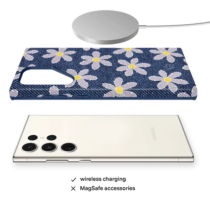 Denim Daisy Samsung Case
