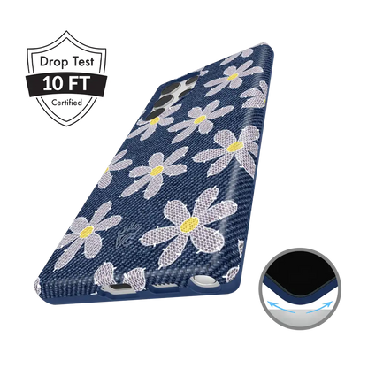 Denim Daisy Samsung Case