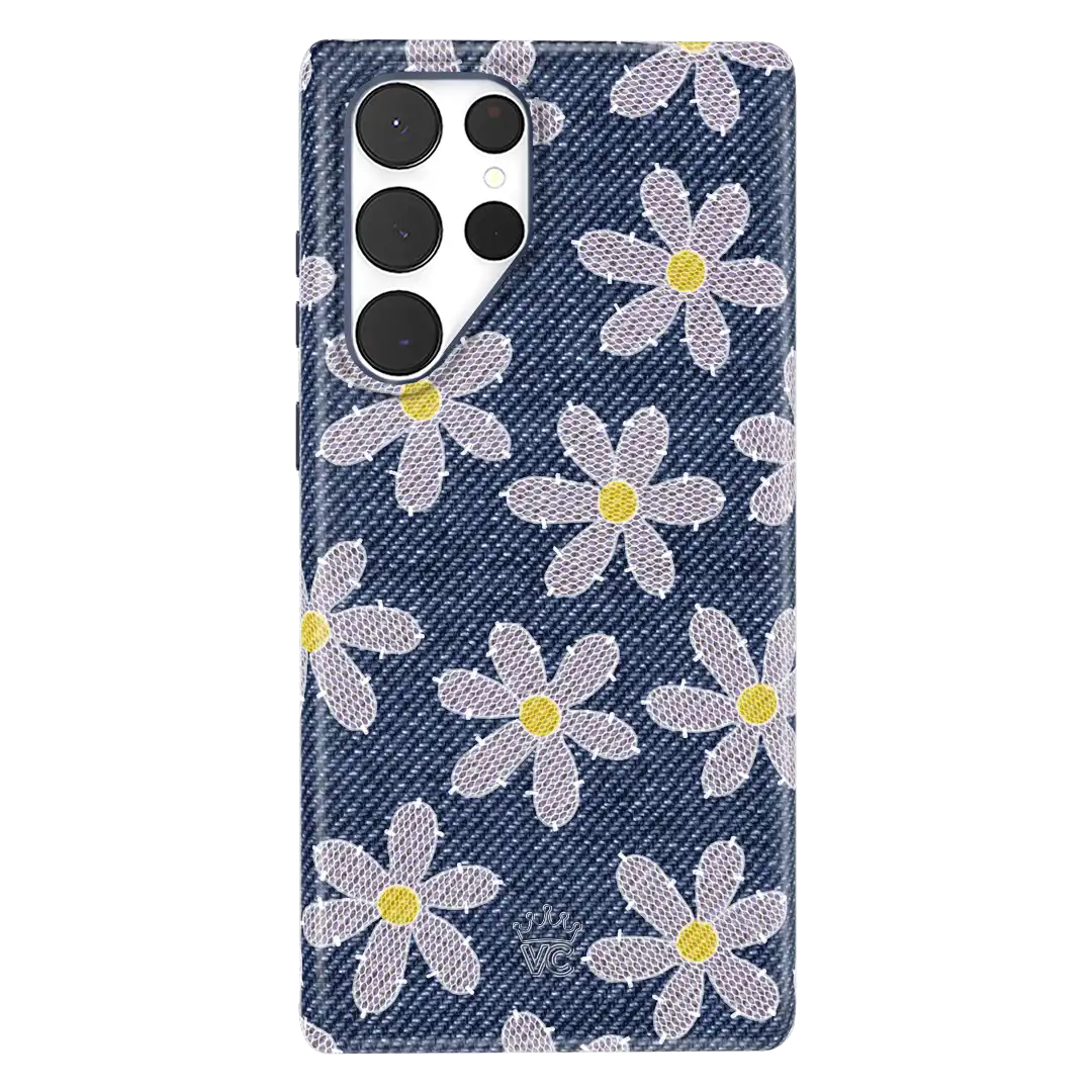 Denim Daisy Samsung Case