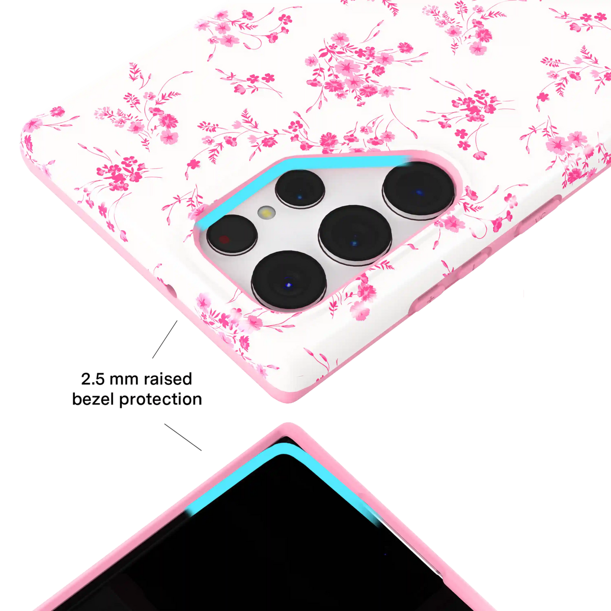 French Rose Floral Samsung Case