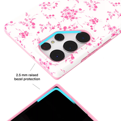 French Rose Floral Samsung Case