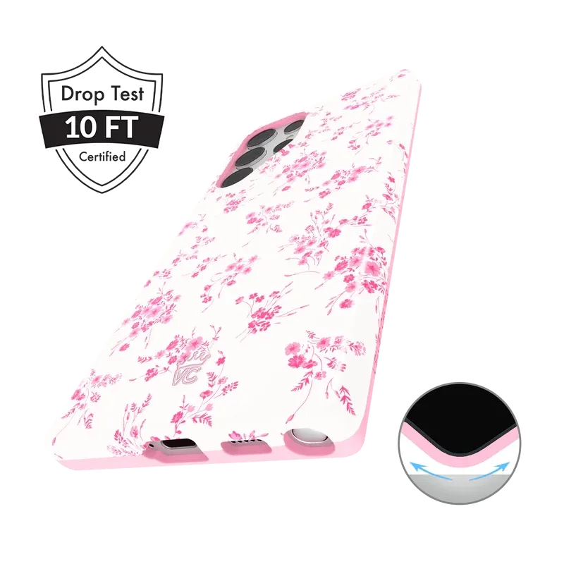 French Rose Floral Samsung Case
