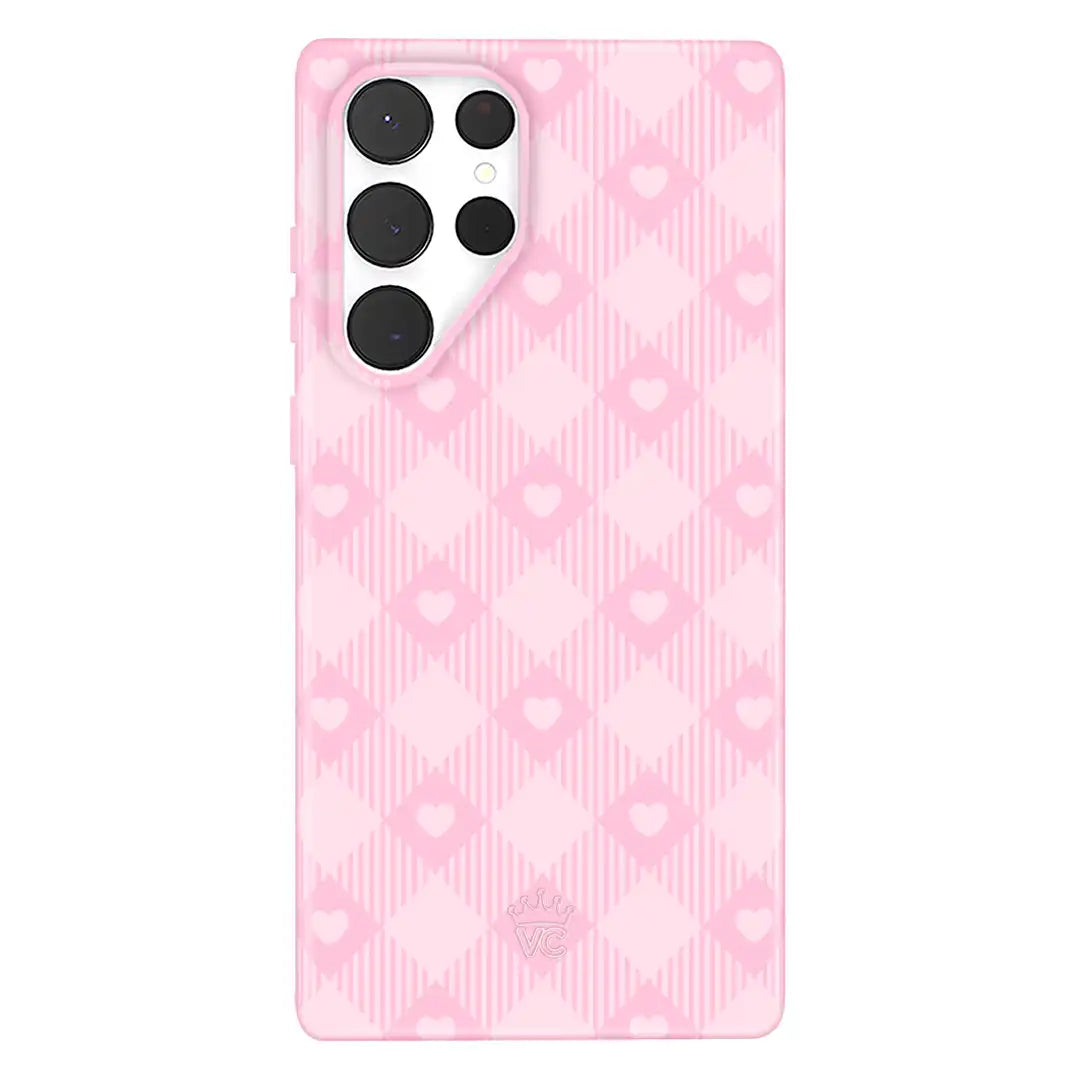 Dolly Pink Gingham Samsung Case