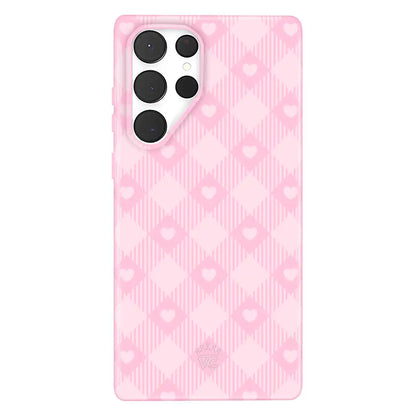 Dolly Pink Gingham Samsung Case