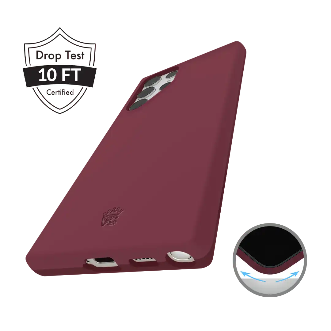 Burgundy 1990 Samsung Case