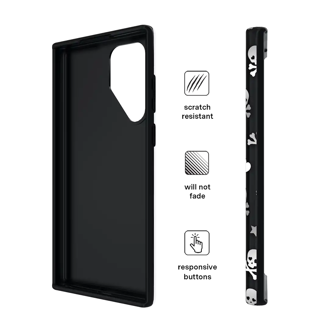 Chrome Skulls Samsung Case