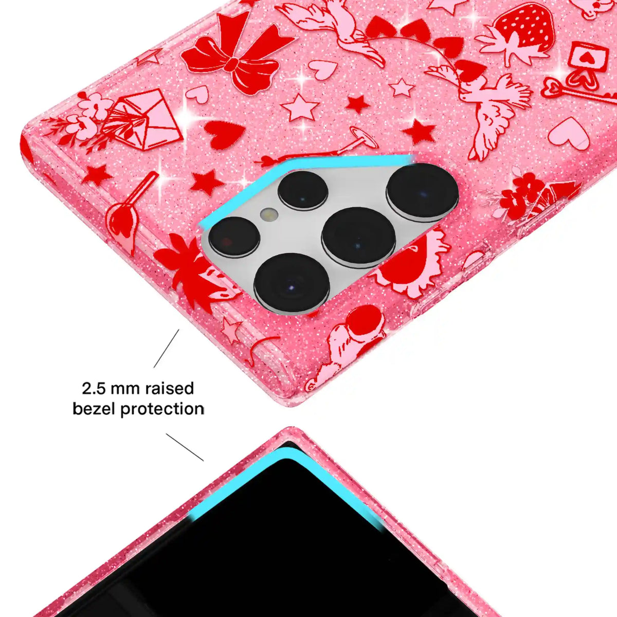 Be Mine Glitter Samsung Case