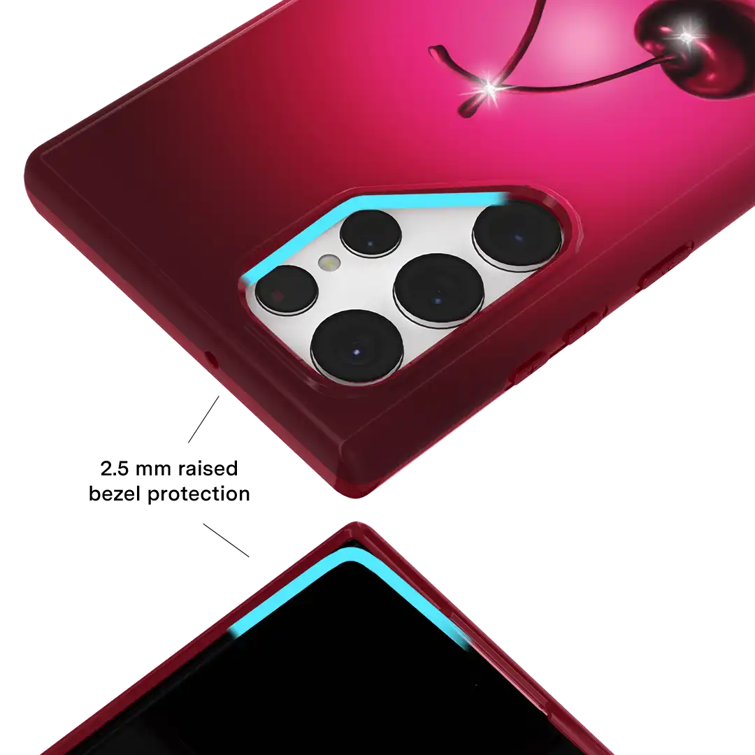 Black Cherry Crystal Samsung Case