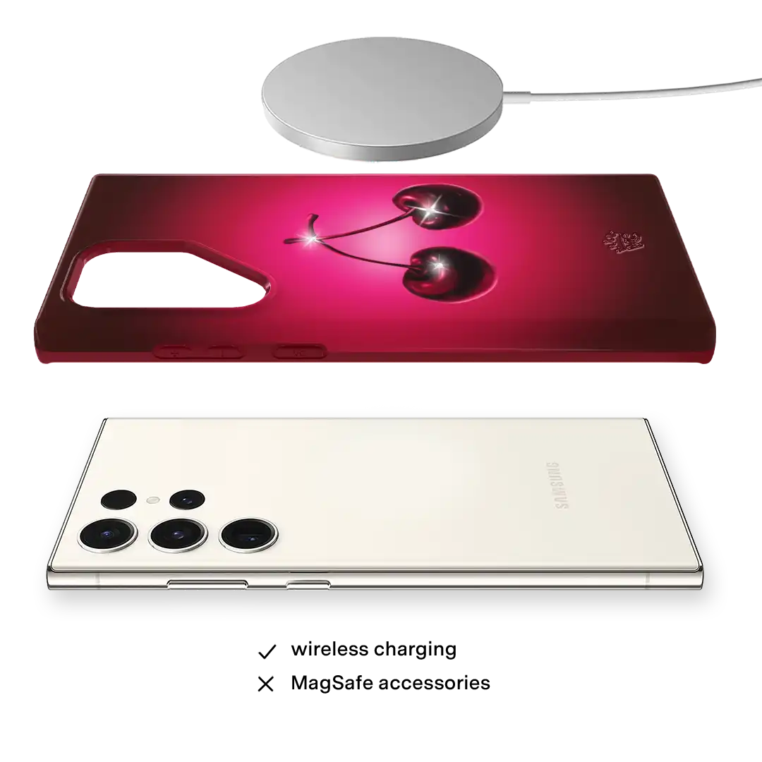 Black Cherry Crystal Samsung Case