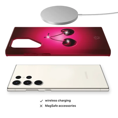 Black Cherry Crystal Samsung Case